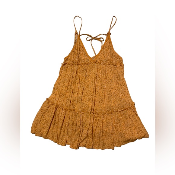wild fable Dresses & Skirts - Yellow sun dress swim suit cover up
